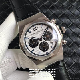 『NOOB独家货源』Girard-Perregaux 芝柏 Laureato Chronograph 桂冠系列42毫米计时腕表 316L精钢表壳 蓝宝石表镜 巴黎钮钉表盘 棒状指针