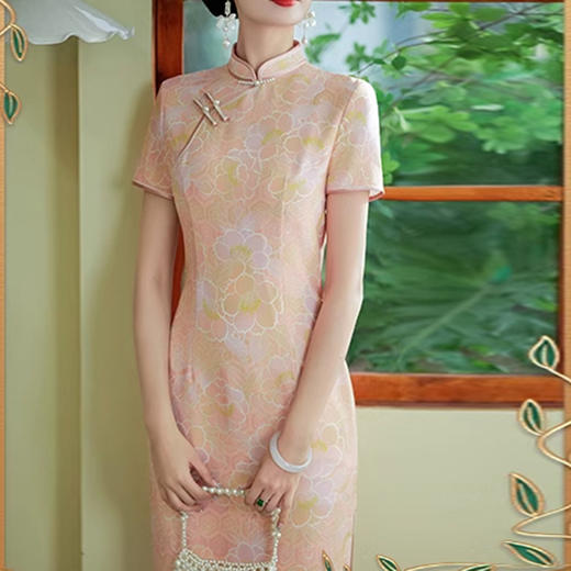 裁缝学苑AQ321新中式旗袍纸样女装桑蚕丝新款夏季连衣裙样板图纸 商品图4