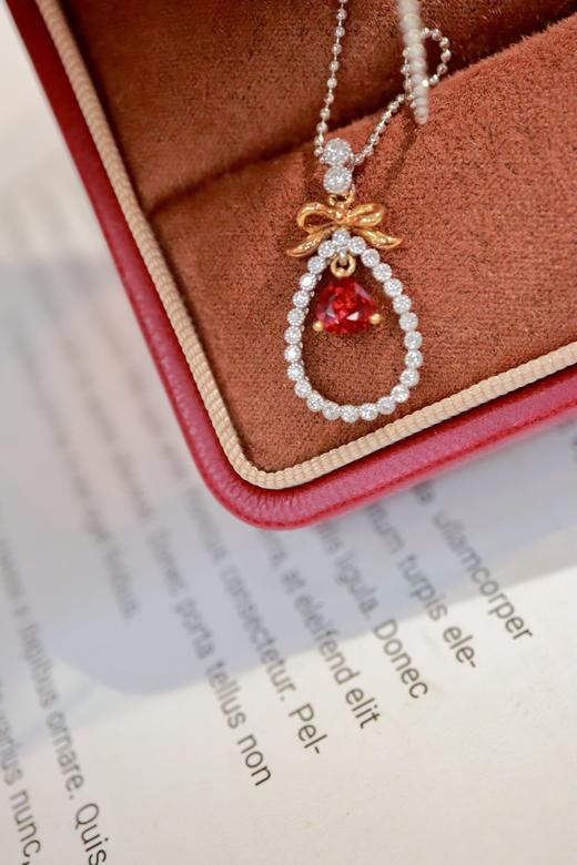 0.39ct 红宝石吊坠 商品图0