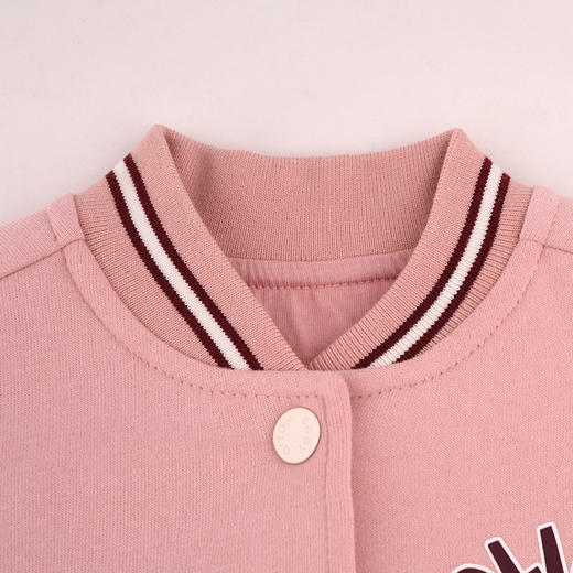 棉果果秋季新品女童春秋款休闲运动百搭外套棒球服外套M322100224404 商品图4