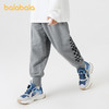 巴拉巴拉童装男童长裤儿童宽松束脚裤秋装新款裤子棋盘格印花 商品缩略图1
