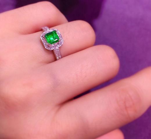 0.95ct 祖母绿戒指 商品图6