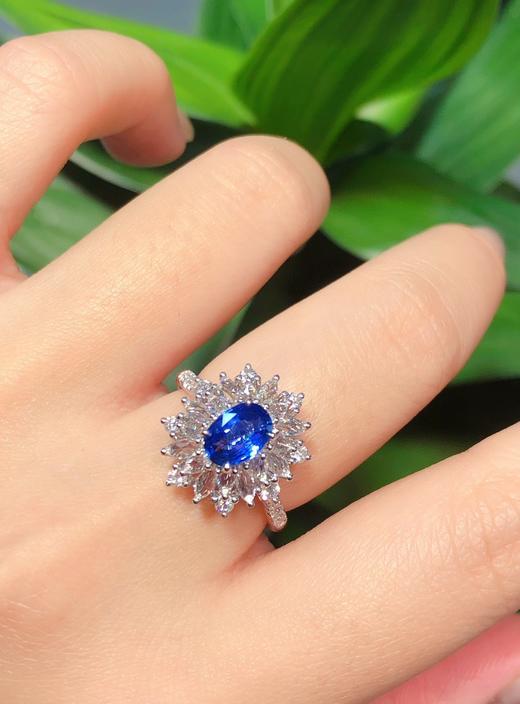 1.15ct 蓝宝石戒指 商品图4