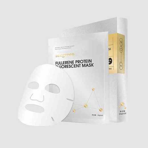 【瘦脸嫩肤】seegreen富勒烯蛋白灯泡肌面膜10盒 032846 商品图1