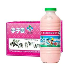 李子园乳饮料草莓风味450ml*12桶
