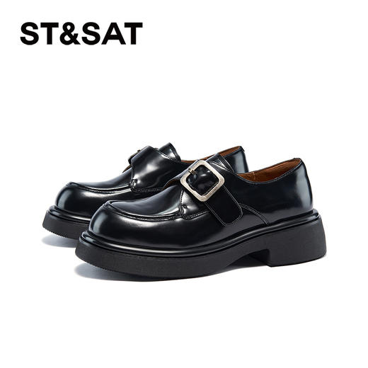 星期六英伦复古简约单扣乐福鞋SSC3111184 商品图7