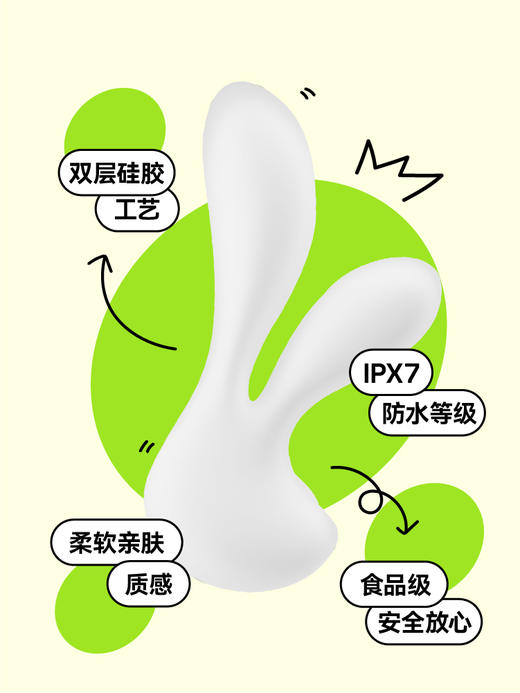 OROK头好玩家小兔子震动棒女性高潮自慰器女迷你小跳蛋不入体成人 商品图2