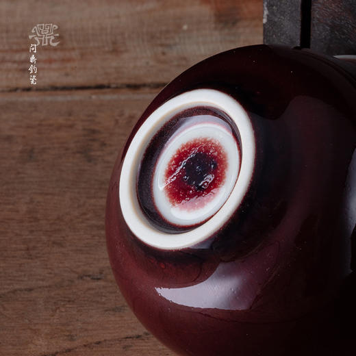 问鼎钧瓷梦鼎系列净月杯（胭脂） 商品图4