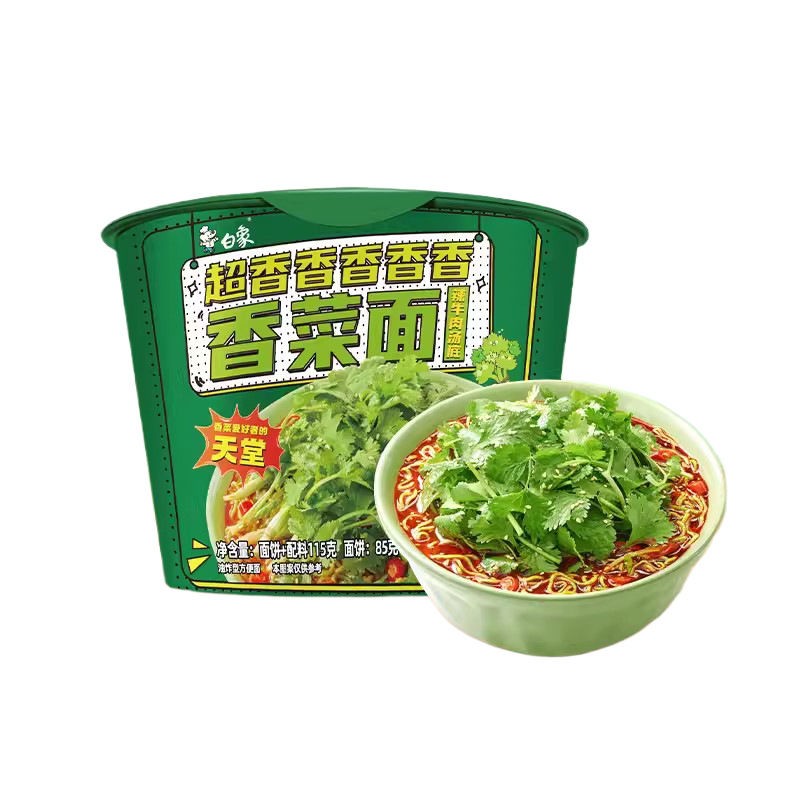 白象香菜面115g*12桶