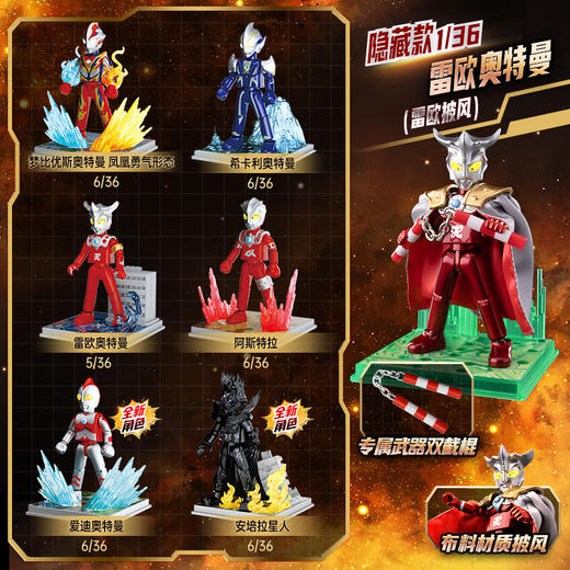 布鲁可积木人QS2839闪耀版第8弹（1in6 商品图1