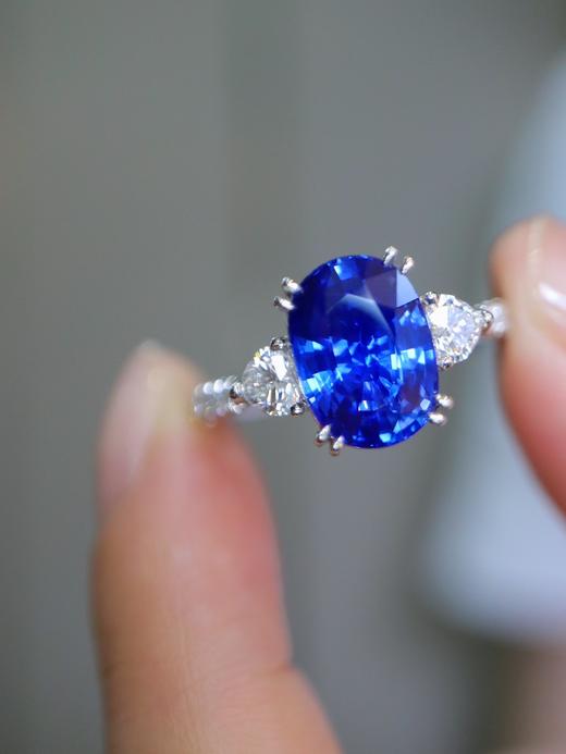 3.45ct 4.65g蓝宝石戒指 商品图5