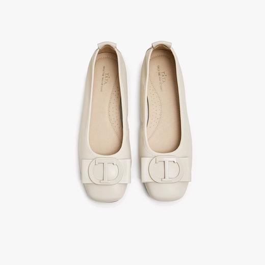 【他她】黑巧奶油单鞋 商品图0