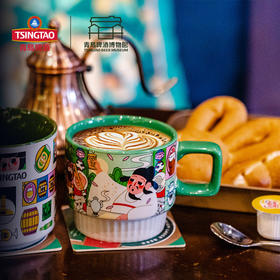 青岛啤酒博物馆 李白马克杯 青岛啤酒 官方文创
