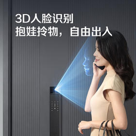 海尔（Haier）人脸识别指纹锁电子锁密码门锁入户门防盗门家用智能门锁HFD-P50-CA