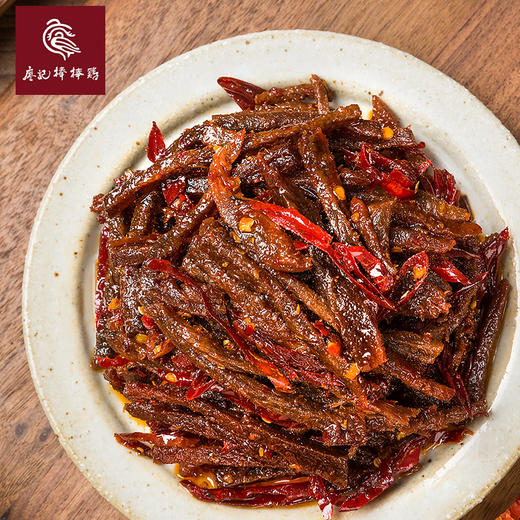 廖记棒棒鸡天椒冷吃牛肉100g四川特产麻辣网红小吃熟食办公室休闲零食 商品图1