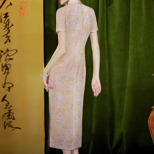 裁缝学苑AQ321新中式旗袍纸样女装桑蚕丝新款夏季连衣裙样板图纸 商品图3