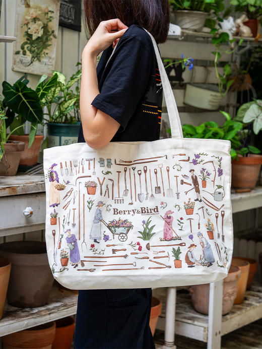 Berry&Bird园艺手提袋托特包 商品图4