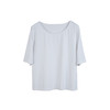 绽放452朵/【入蓝系列】呼吸T汉麻棉基础清凉透气舒适短袖T恤女夏 商品缩略图7