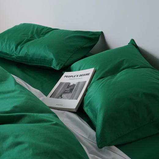 80S长绒棉纯色四件套  -荷叶绿（礼品券） 商品图0
