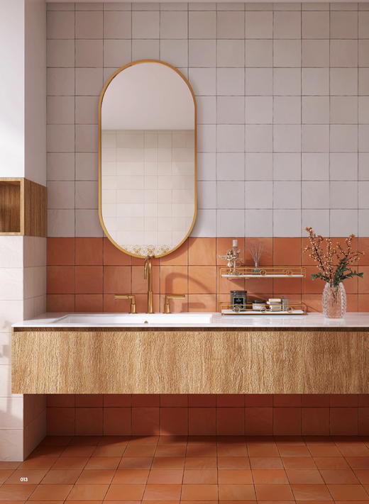 CHA-W.170-Y9 170*170mm 哑面花砖 商品图1