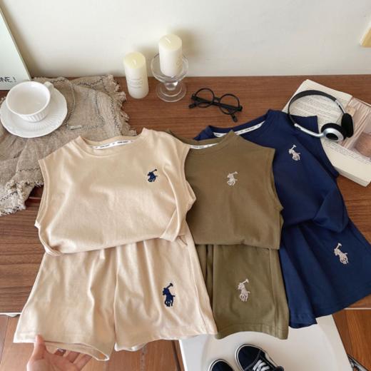 💪【佑族A类儿童纯棉背心套装Y2462】🔹细细软软的样子，又弹又软还会呼吸，🍂 商品图1