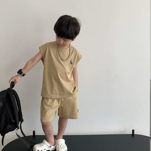 💪【佑族A类儿童纯棉背心套装Y2462】🔹细细软软的样子，又弹又软还会呼吸，🍂 商品图2