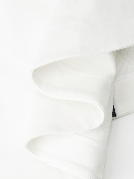 COCO ZONE 设计感撞色立领外套弧形下摆长袖上衣CC2B1181 商品图9