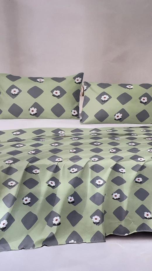 5F罗曼罗兰棉麻床单三件套240*250cm 商品图0