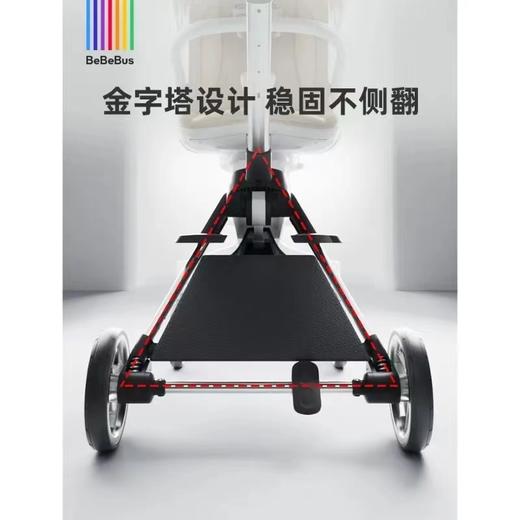 BeBeBus遛娃神器轻便可折叠双向高景观溜娃婴儿车胡蝶bebebus艺术家推车 商品图3