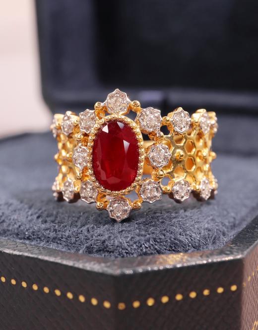 1.3ct 红宝石戒指 商品图3