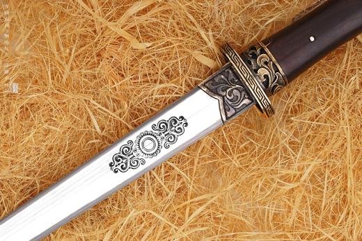 三希堂  青骓系列  手锻古铁青霜小剑  未开刃 商品图6