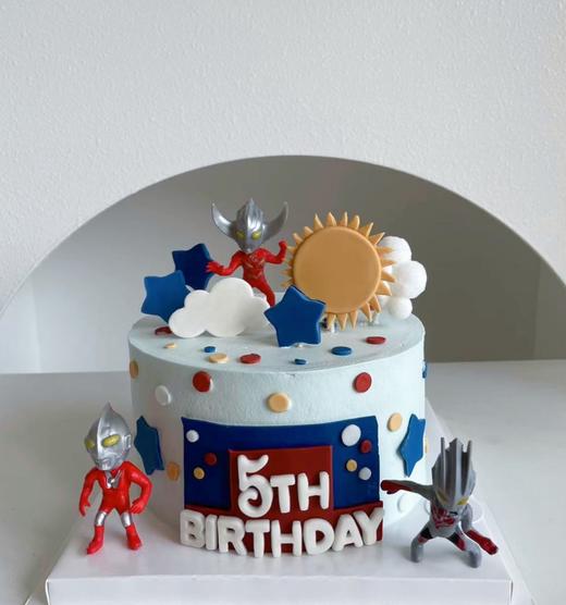 主题奶油蛋糕 | 鲜果原味奶油 - 晴空奥特曼 商品图0