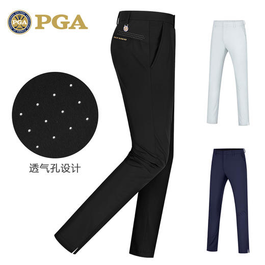 美国PGA 高尔夫裤子男士golf长裤运动球裤弹力舒适透气男装服装 商品图0