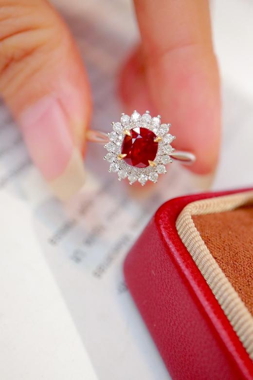 1.0ct 红宝石戒指 商品图7