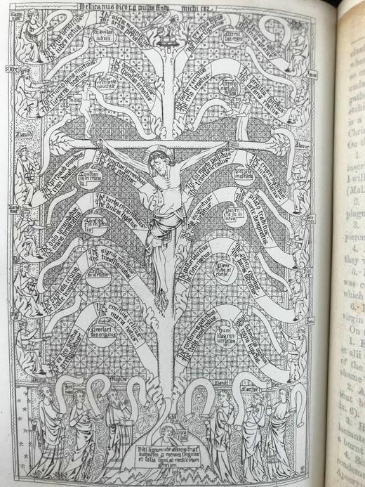 1892年 詹姆森夫人《基督史》（卷2） 160余幅版画插图 全犊皮（vellum）精装大32开 商品图10