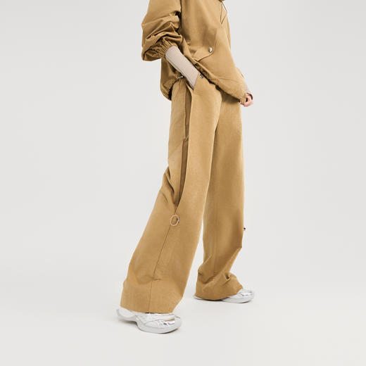 lost in echo2024秋季新款户外立领抽绳卫衣休闲运动裤套装女 商品图4