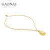 GAONAS 东方香水瓶经典高定金色项链10610XGO 商品缩略图1