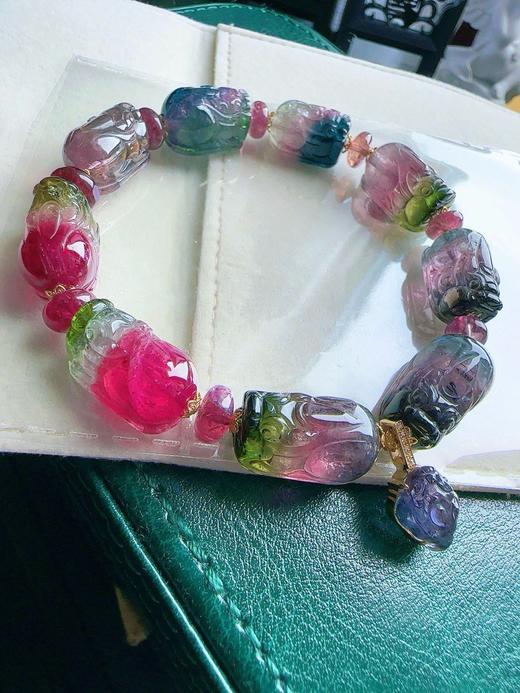 35.4g 雕刻碧玺手链 商品图4