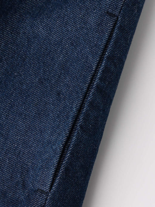 COCO ZONE 棉莱赛尔混纺时尚圆领短袖牛仔连衣裙CC1B1521 商品图8