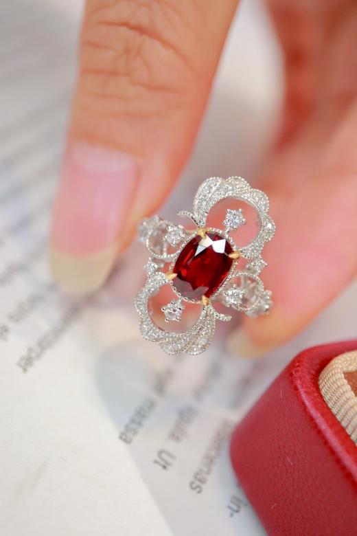 1.28ct 红宝石戒指 商品图2