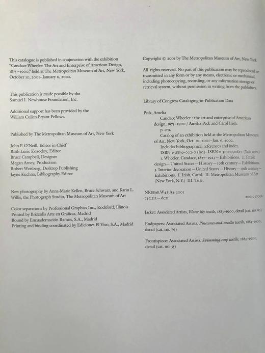 坎迪斯·惠勒：美国设计的艺术与企业，1875-1900 188幅插图（86幅彩色） 精装大16开 商品图4