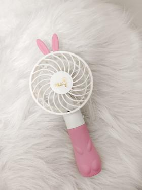 星期八 手持风扇 粉色 公主兔