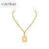 GAONAS 东方香水瓶经典高定金色项链10610XGO 商品缩略图0