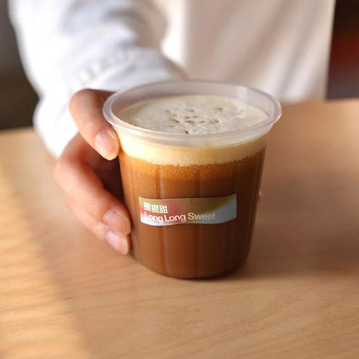 喇叭花360ml小容量咖啡杯一次性PP塑料注塑磨砂可用热饮网红款司棋杯 商品图3