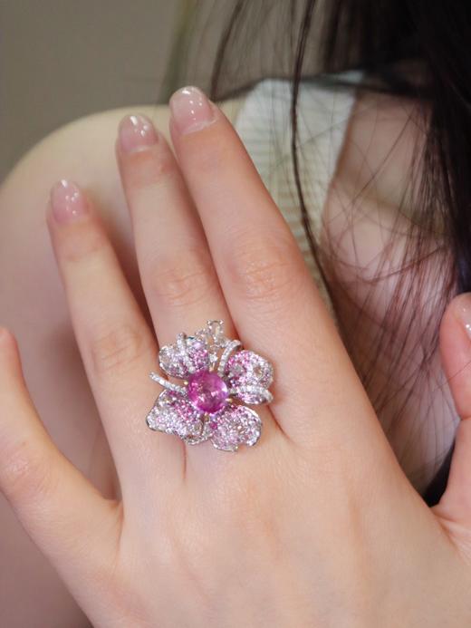 2.03ct 7.23g 蓝宝石戒指 商品图4