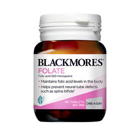 Blackmores澳佳宝叶酸90片【安琪全球购.保税仓直发】