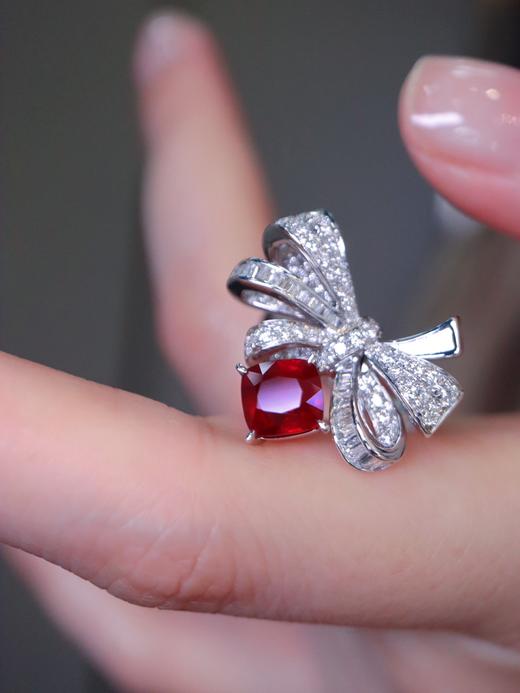 1.85ct 6.68g 红宝石戒指 商品图0