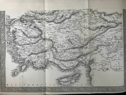 约19世纪后期 皇家通识百科辞典（卷1） 配多幅版画插图与地图 真皮精装16开 商品图8