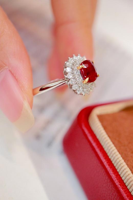 1.0ct 红宝石戒指 商品图1