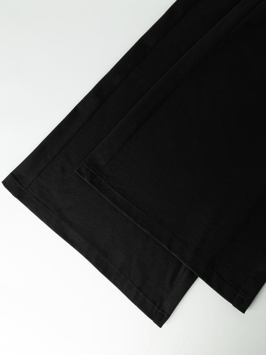 COCO ZONE 100棉松紧腰系带休闲裤百搭阔腿裤CC1C1635 商品图9